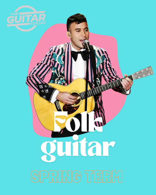 Intermediate Folk Guitar - 8 sessions - September to October 2025