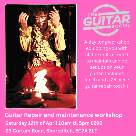 Guitar Repair - What every Guitar playing should know. A certificated day course