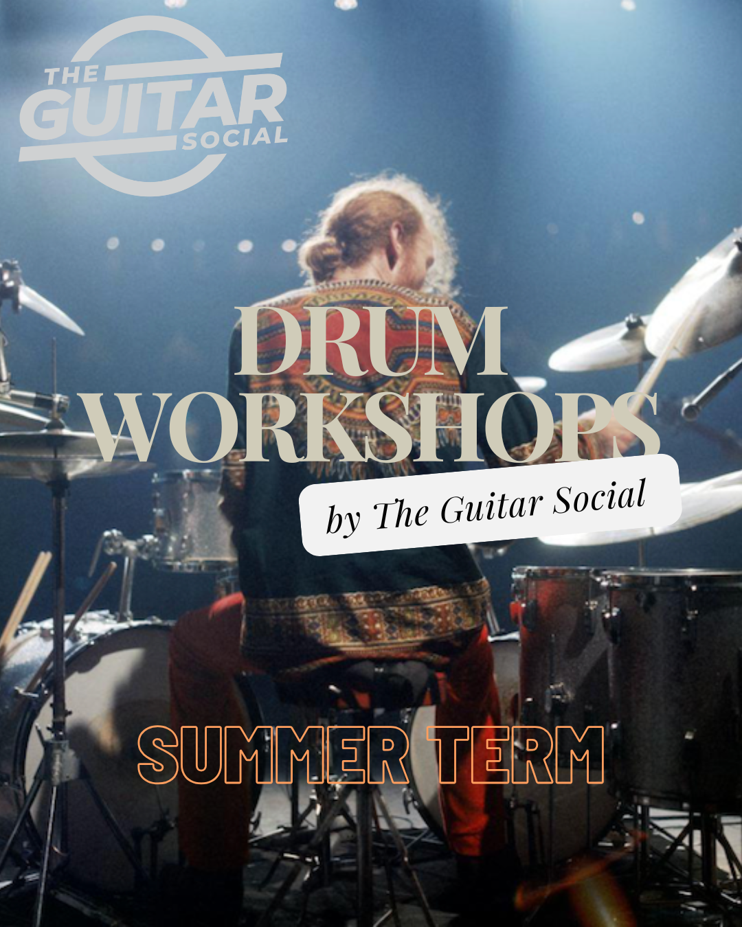 Drum lessons - July to August 2025
