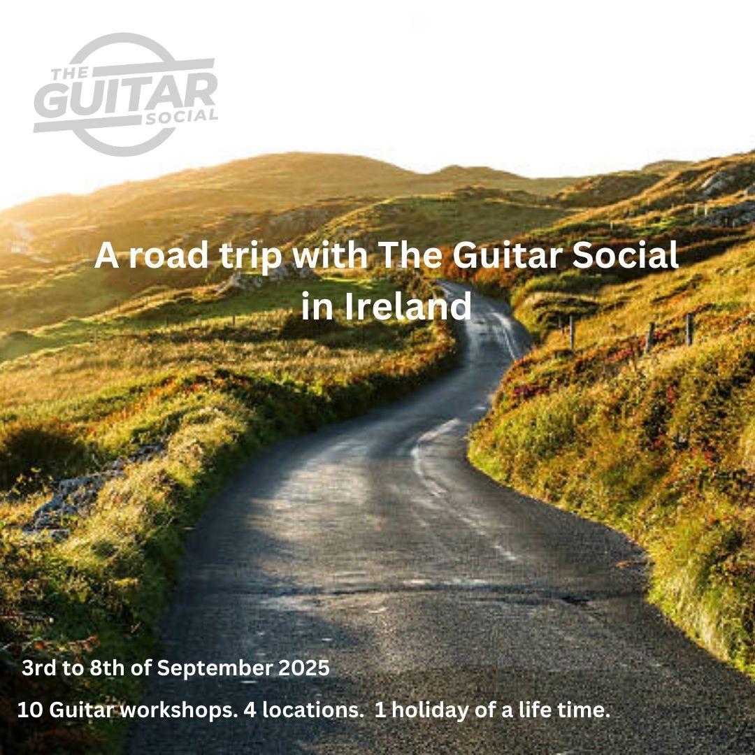 A guitar road trip across Ireland - 3rd to 8th September