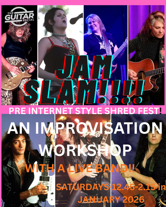 JAM SLAM! A Guitar Improvisation workshop in Shoreditch, London