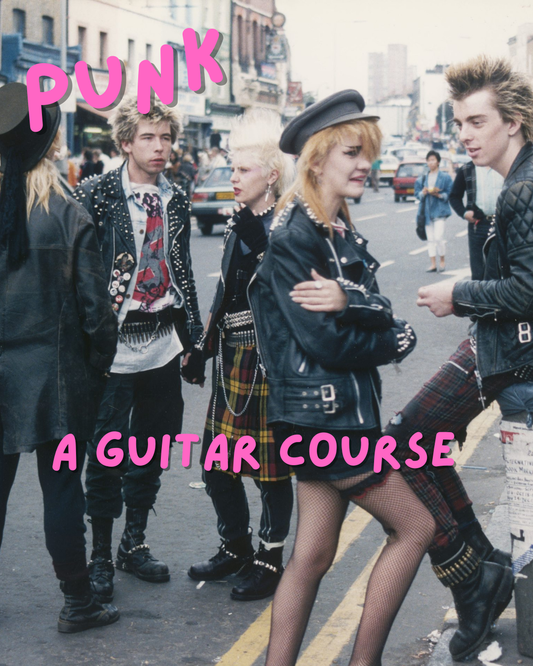 Punk- a four session guitar Course -Wednesdays - January 2026