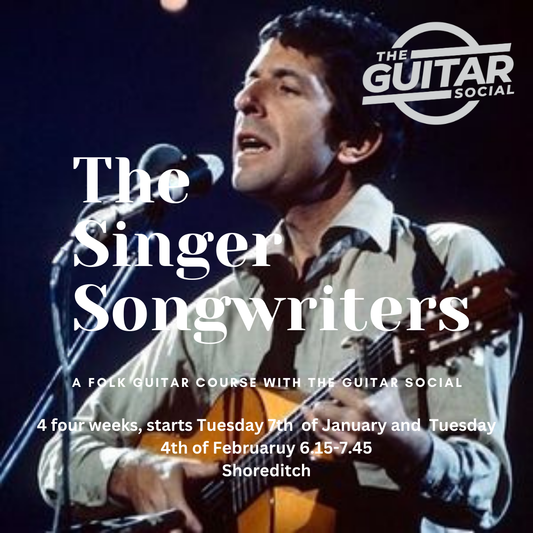 A Folk guitar course with Frances The singer songwriters - 2 weeks